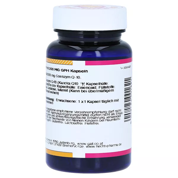 Coenzym Q10 200 mg GPH Kapseln 30 St