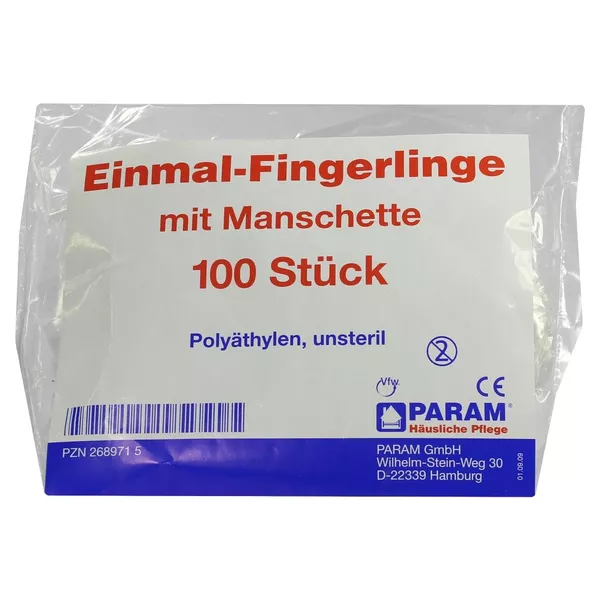 Fingerling Einmal Plastik 100 St