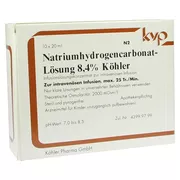 Produktabbildung: Natriumhydrogencarbonat-Lösung 8,4% Köhler 10X20 ml