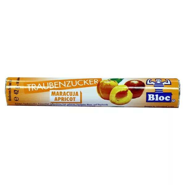 BLOC Traubenzucker Maracuja-Apricot 1 St