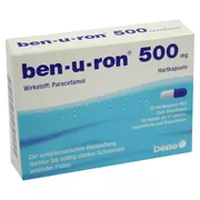 Produktabbildung: Ben-u-ron 500 mg Kapseln