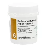 Produktabbildung: Biochemie Adler 6 Kalium sulfuricum D 6 400 St