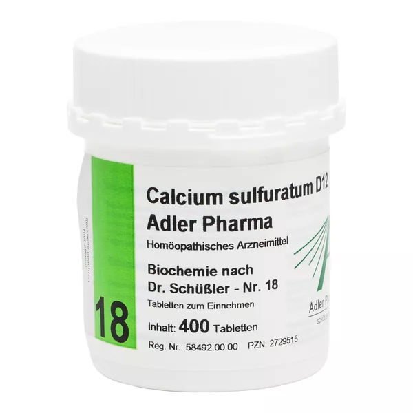 Biochemie Adler 18 Calcium sulfuratum D 400 St