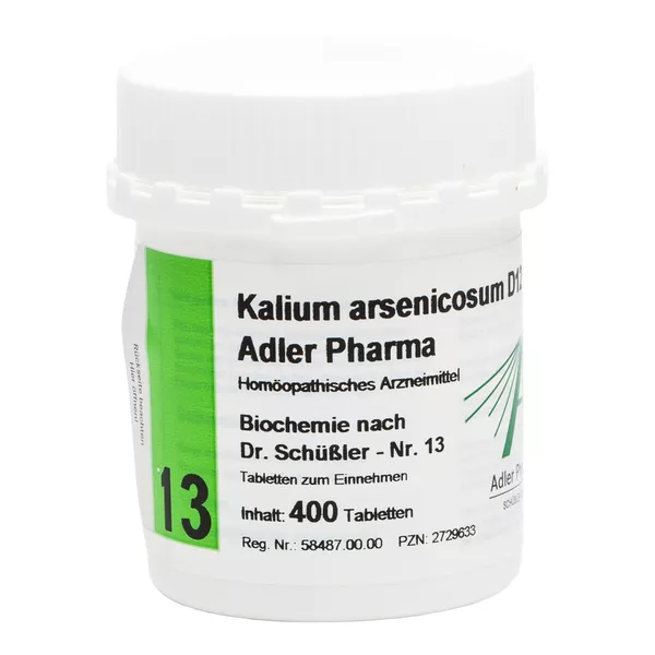 Biochemie Adler 13 Kalium arsenicosum D 400 St