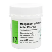 Produktabbildung: Biochemie Adler 17 Manganum sulfuricum D 400 St