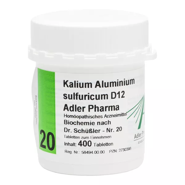 Biochemie Adler 20 Kalium aluminium sulf 400 St