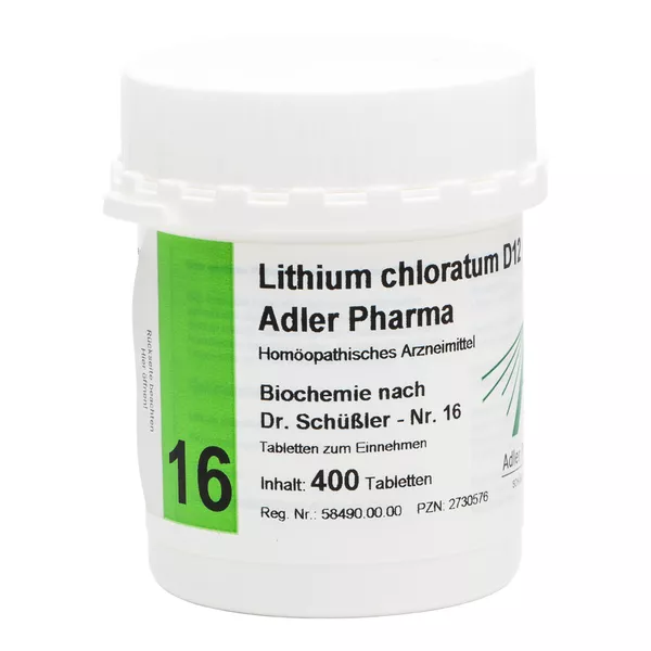 Biochemie Adler 16 Lithium chloratum D 1 400 St