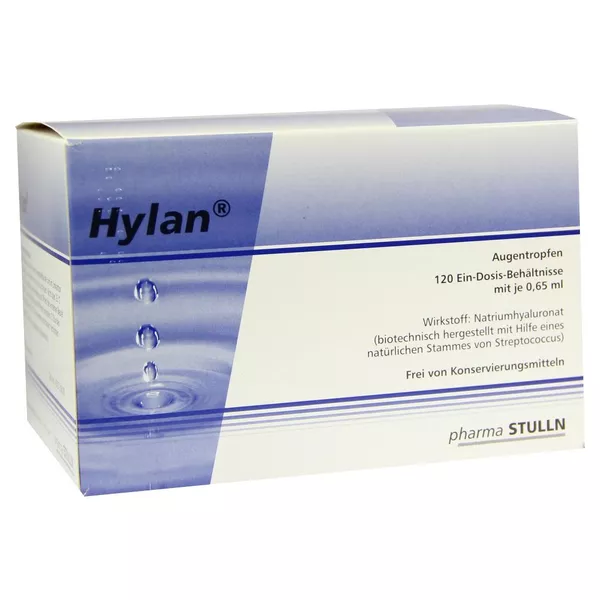 Hylan 0,65 ml Augentropfen 120 St