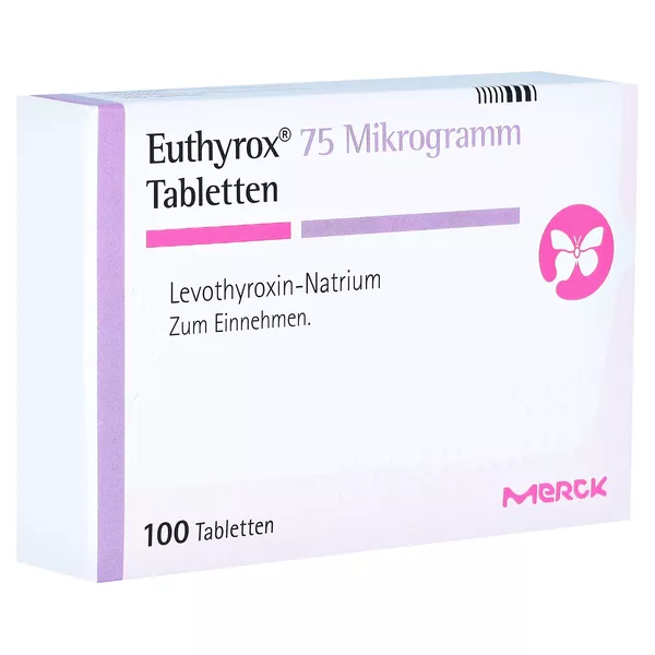 Euthyrox 75 Mikrogramm Tabletten 100 St