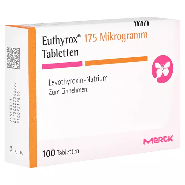 Euthyrox 175 Mikrogramm Tabletten 100 St