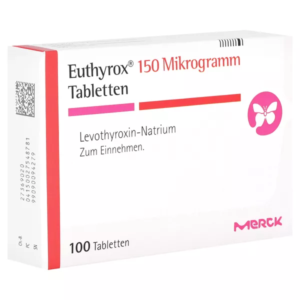 Euthyrox 150 Mikrogramm Tabletten 100 St