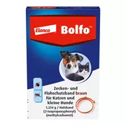 Produktabbildung: Bolfo Flohschutzband Braun für kleine Hunde 1 St