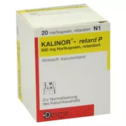 Produktabbildung: Kalinor Retard P 600 mg Hartkapseln 20 St