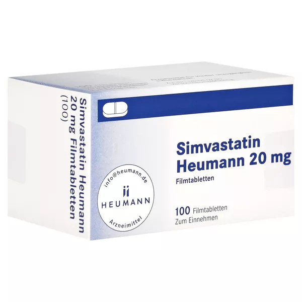 Simvastatin Heumann 20 mg Filmtabletten 100 St
