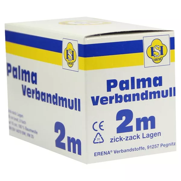 Palma Verbandmull 80 cm 2 m zickzack Lag 1 St