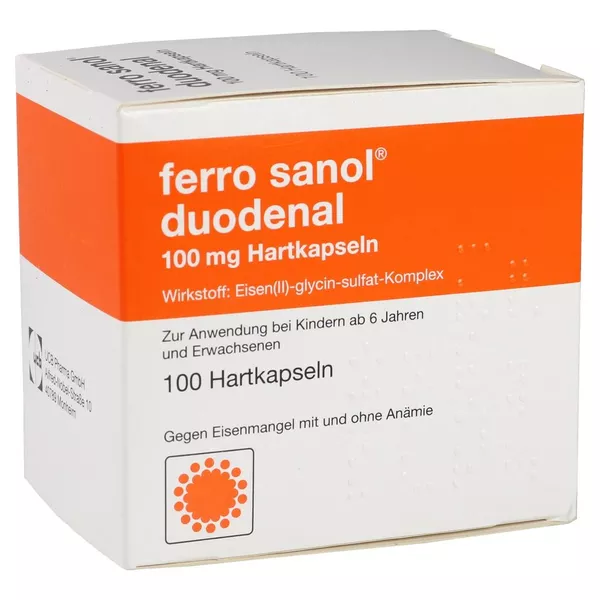 Ferro Sanol duodenal 100 mg magensaftresistente Kapseln, 100 St.