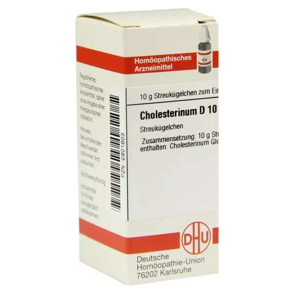 Cholesterinum D 10 Globuli 10 g