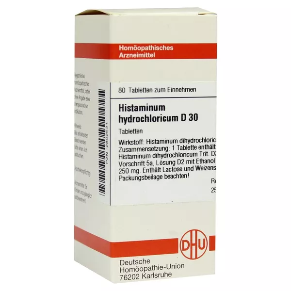 Histaminum Hydrochloricum D 30 Tabletten 80 St