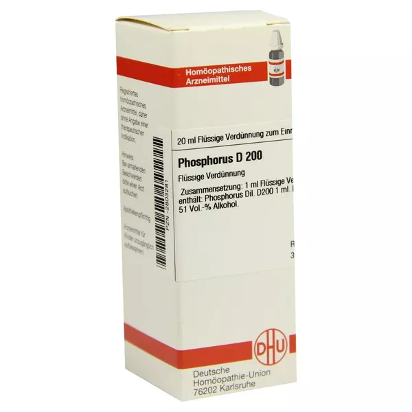Phosphorus D 200 Dilution 20 ml