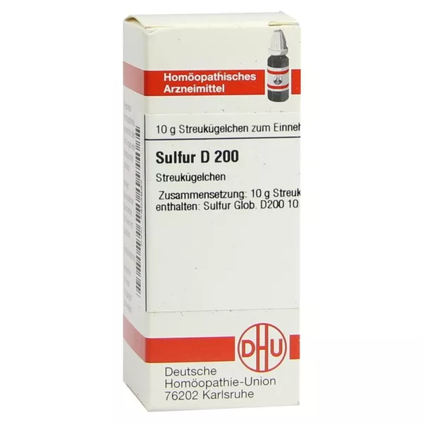 Sulfur D 200 Globuli 10 g