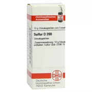 Produktabbildung: Sulfur D 200 Globuli 10 g