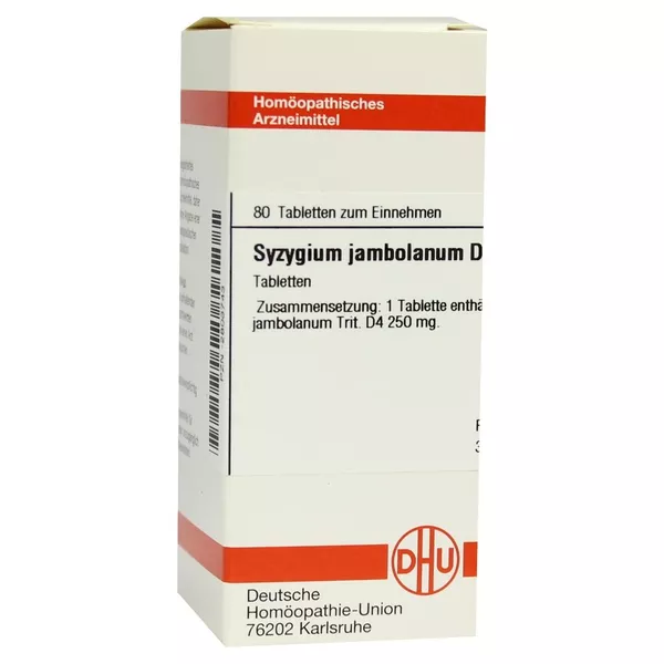 Syzygium Jambolanum D 4 Tabletten 80 St