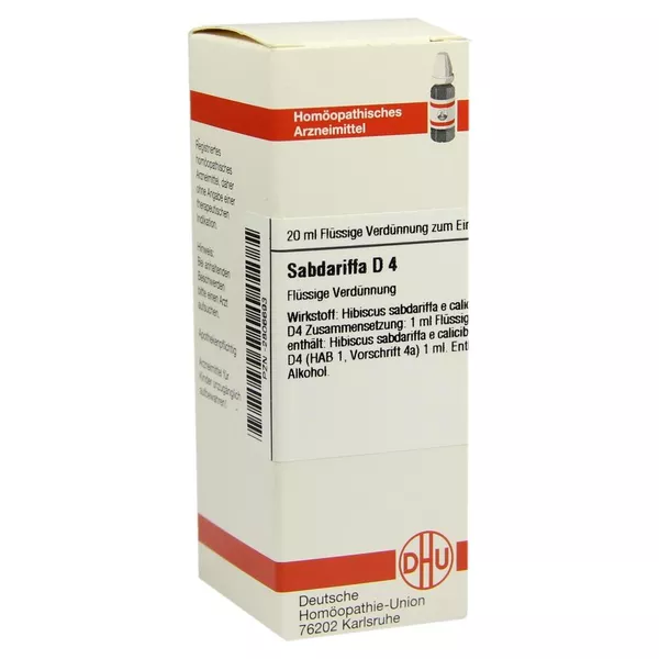 Sabdariffa D 4 Dilution 20 ml