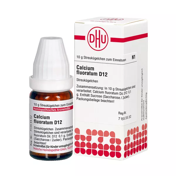 Calcium fluoratum D12 Globuli, 10 g