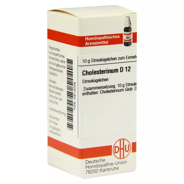 Cholesterinum D 12 Globuli 10 g