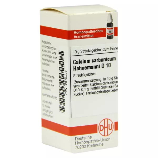 Calcium Carbonicum Hahnemanni D 10 Globu 10 g