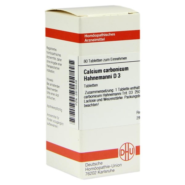 Calcium Carbonicum Hahnemanni D 3 Tablet 80 St