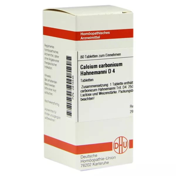 Calcium Carbonicum Hahnemanni D 4 Tablet 80 St