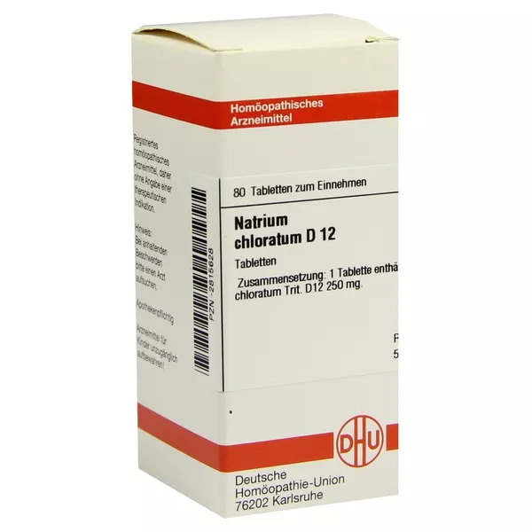 Natrium Chloratum D 12 Tabletten 80 St