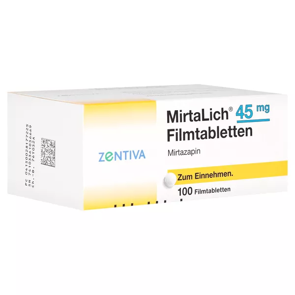 Mirtalich 45 mg Filmtabletten 100 St