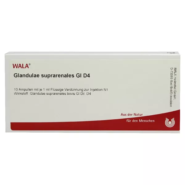 Glandulae Suprarenales GL D 4 Ampullen 10X1 ml