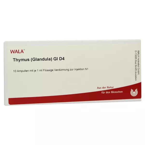Thymus Glandula GL D 4 Ampullen 10X1 ml
