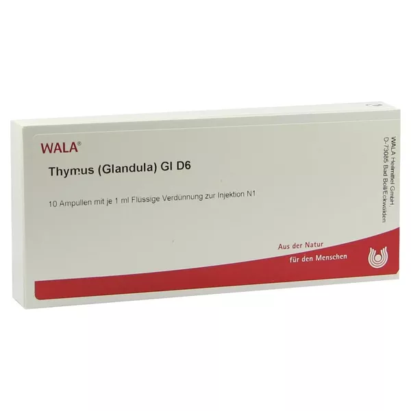 Thymus Glandula GL D 6 Ampullen 10X1 ml