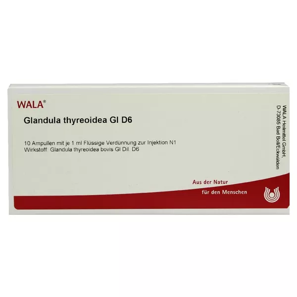 Glandula Thyreoidea GL D 6 Ampullen 10X1 ml