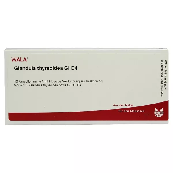 Glandula Thyreoidea GL D 4 Ampullen 10X1 ml
