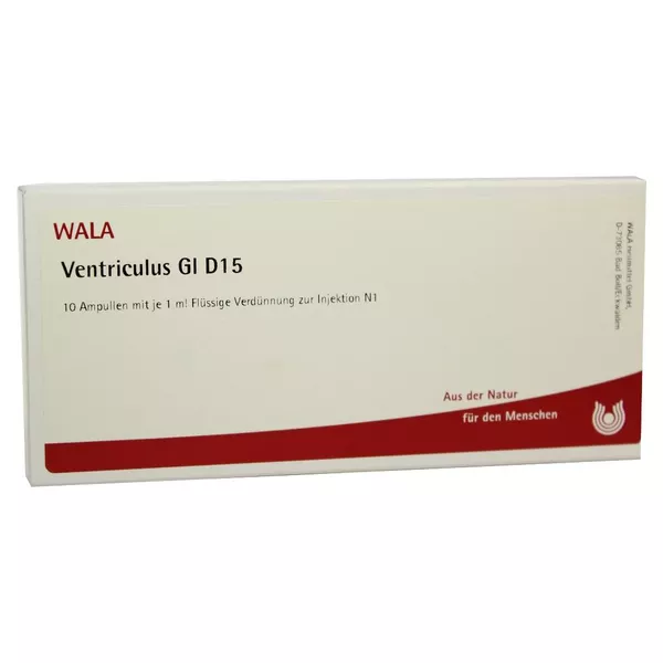 Ventriculus GL D 15 Ampullen 10X1 ml