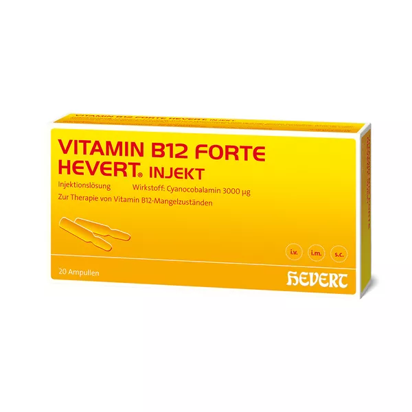 Vitamin B12 forte Hevert Injekt 20X2 ml