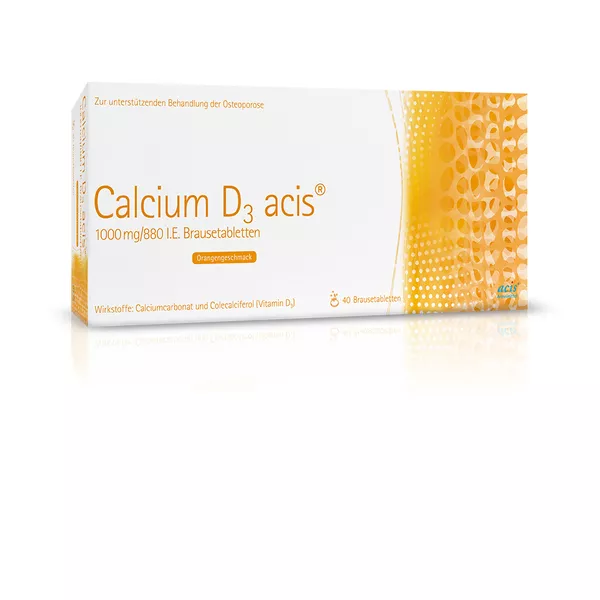 CALCIUM D3 acis 1000 mg/880 I.E. 40 St