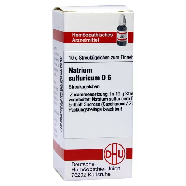 Natrium Sulfuricum D 6 Globuli 10 g
