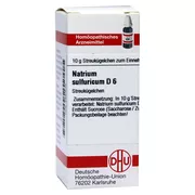 Produktabbildung: Natrium Sulfuricum D 6 Globuli 10 g