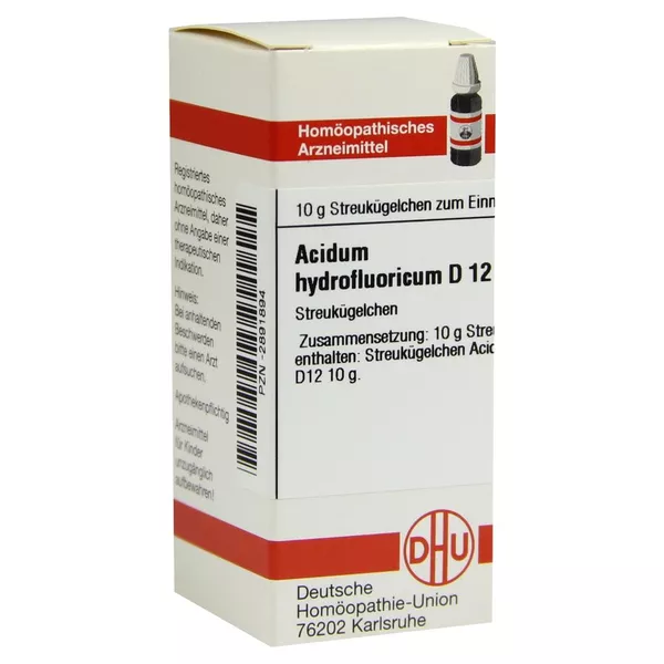 Acidum Hydrofluoricum D 12 Globuli 10 g