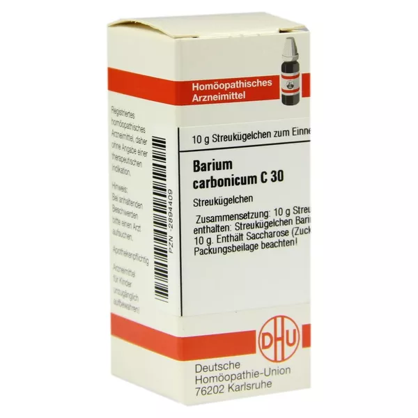 Barium Carbonicum C 30 Globuli 10 g