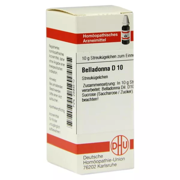 Belladonna D 10 Globuli 10 g