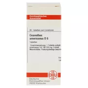 Ceanothus Americanus D 6 Tabletten 80 St