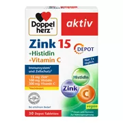 Doppelherz aktiv Zink + Histidin + Vitamin C Depot 30 St