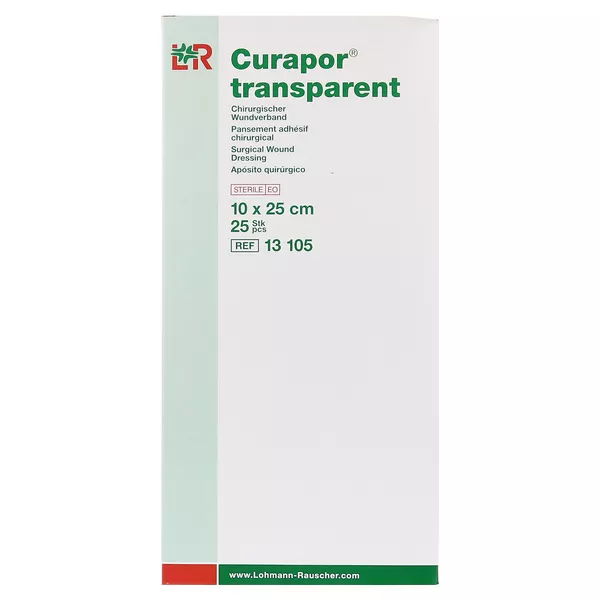 Curapor Wundverband Steril transparent 1 25 St